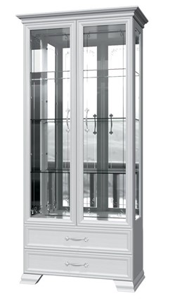 Шкаф-витрина Грация ШР-2, белый, 4 стекла в Симферополе - изображение