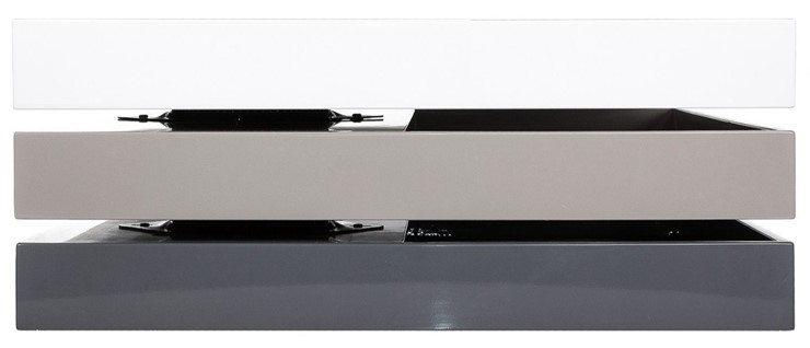 Квадратный стол СT1001 Белый/Серый в Симферополе - изображение 1