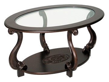 Стеклянный столик Овация-С, темно-коричневый в Симферополе