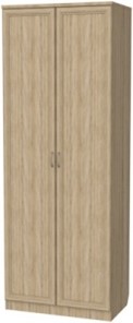 Шкаф двухдверный 100 со штангой, цвет Дуб Сонома в Симферополе - предосмотр