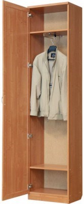 Шкаф одностворчатый 107 с выдвижной штангой, цвет Дуб Сонома в Симферополе - изображение 1
