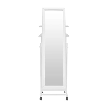 Вешалка напольная с зеркалом Leset Сиэтл (Белый) в Симферополе - изображение