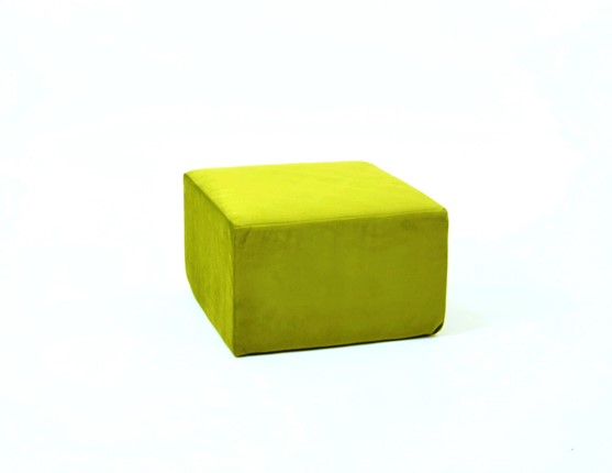 Пуф бескаркасный Тетрис 50х50, зеленый в Симферополе - изображение