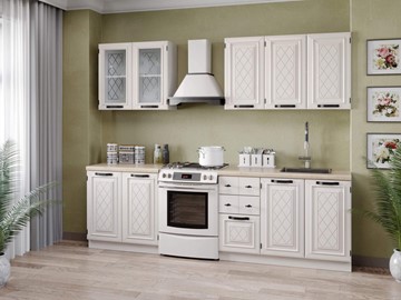 Кухонный гарнитур Марина 2600(Белый/Алебастр) в Симферополе