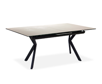 Кухонный стол раскладной Бордо 3CX 180х95 (Oxide Avorio/Графит) в Симферополе - предосмотр