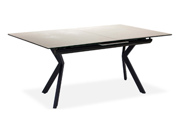 Кухонный стол раздвижной Бордо 1CX 140х85 (Oxide Avorio/Графит) в Симферополе