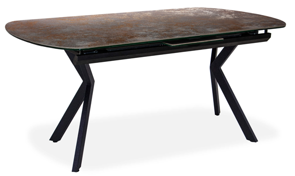 Обеденный раздвижной стол Шамони 2CX 160х90 (Oxide Nero/Графит) в Симферополе - изображение