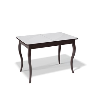 Раздвижной стол Kenner 1100C (Венге/Стекло белое сатин) в Симферополе