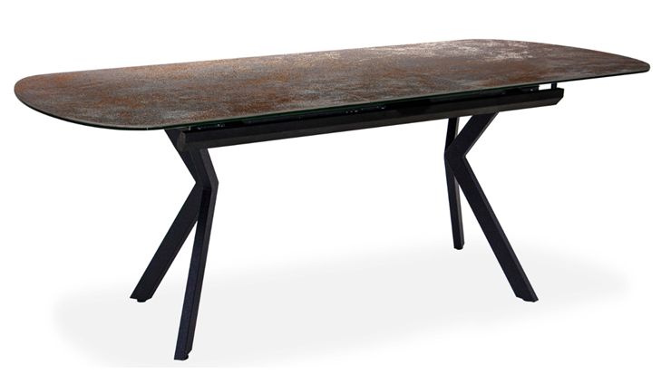 Обеденный раздвижной стол Шамони 2CX 160х90 (Oxide Nero/Графит) в Симферополе - изображение 1
