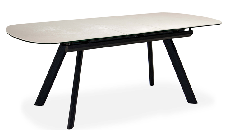Кухонный раскладной стол Шамони 2CQ 160х90 (Oxide Avorio/Графит) в Симферополе - изображение 1