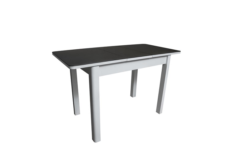 Кухонный раздвижной стол Айсберг-1СТ белое-черное в Симферополе - изображение 1