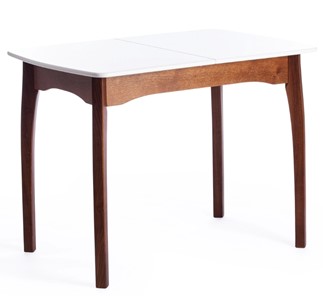Раздвижной стол Caterina, бук/мдф, 100+30x70x75, коричневый, белый арт.15856 в Симферополе