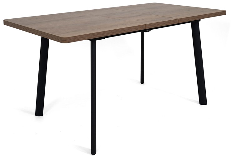 Кухонный стол раскладной Дали-1L(ноги черные, дуб табако) в Симферополе - изображение 3