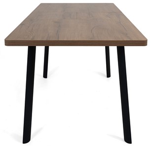 Кухонный стол раскладной Дали-1L(ноги черные, дуб табако) в Симферополе - предосмотр 4