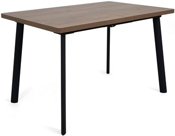 Кухонный стол раскладной Дали-1L(ноги черные, дуб табако) в Симферополе - предосмотр