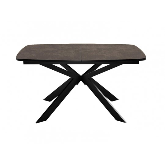 Кухонный стол раздвижной Dikline B140 Хромикс бронза/опоры черные в Симферополе - изображение 2