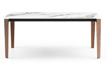Кухонный раздвижной стол DT8843CW (180) белый мрамор  керамика в Симферополе