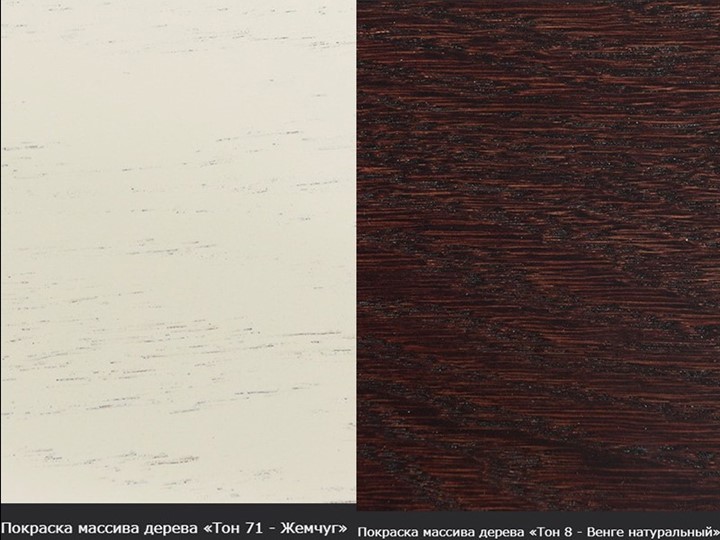Раздвижной стол Фабрицио-1 исп. Круг 820, Тон 9 (Морилка/Эмаль) в Симферополе - изображение 14