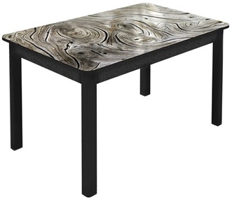 Обеденный раздвижной стол Гамбург Мини, ноги метал. крашеные №23 (Exclusive h140/черный) в Симферополе
