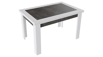 Кухонный раскладной стол Хьюстон тип 4 (Белый/Ателье темный) в Симферополе