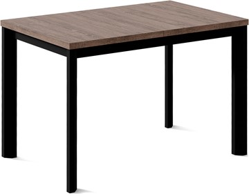 Обеденный раздвижной стол Нагано-1L (ноги черные, дуб табако) в Симферополе