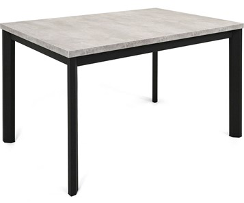 Раздвижной стол Нагано-1L (ноги черные, светлый цемент) в Симферополе