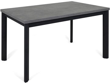 Обеденный раздвижной стол Нагано-3L (ноги черные, серый камень) в Симферополе