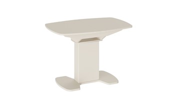 Небольшой стол Портофино (СМ(ТД)-105.01.11(1)), цвет Бежевое/Стекло бежевое матовое LUX в Симферополе