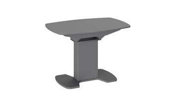 Обеденный раздвижной стол Портофино (СМ(ТД)-105.01.11(1)), цвет Серое/Стекло серое матовое LUX в Симферополе - предосмотр