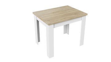 Кухонный раскладной стол Промо тип 3 (Белый/Дуб сонома светлый) в Симферополе