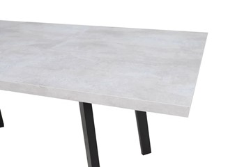 Кухонный стол раздвижной Робин, опоры прямые, цемент светлый в Симферополе - предосмотр 3