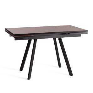 Обеденный раздвижной стол VIGO ЛДСП/HPL/металл,120x80x30х30х75 см, Дуб Вотан/чёрный арт.20622 в Симферополе