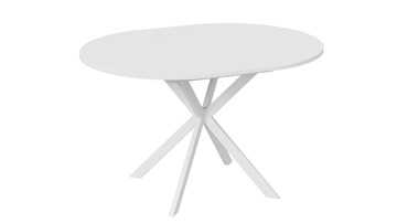 Стол обеденный раздвижной Мэдисон Тип 1 (Белый муар, Белый) в Симферополе - предосмотр 3