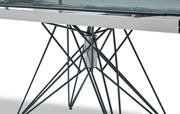 Кухонный раскладной стол T-041 (140) прозрачный в Симферополе - предосмотр 2