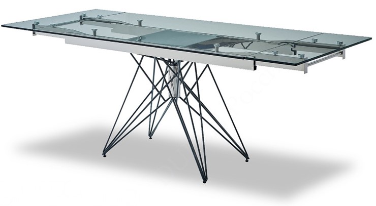 Кухонный раскладной стол T-041 (140) прозрачный в Симферополе - изображение 3
