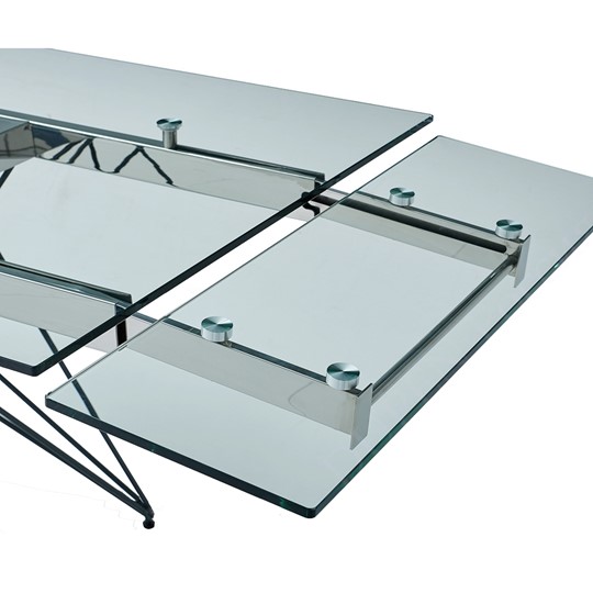 Кухонный раскладной стол T-041 (140) прозрачный в Симферополе - изображение 5