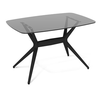 Кухонный обеденный стол SHT-ТT26 118/77 стекло/SHT-TU30-2 / SHT-A30 Черный в Симферополе