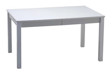 Кухонный раскладной стол Нагано-2 стекло белое opti (хром-лак) 1 в Симферополе