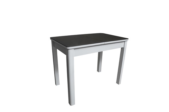 Кухонный раздвижной стол Айсберг-1СТ белое-черное в Симферополе - изображение