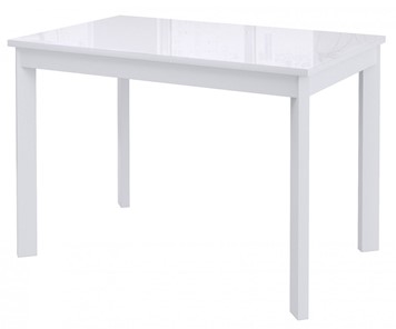 Раздвижной стол Dikline Ls110, стекло белое/ножки белые в Симферополе