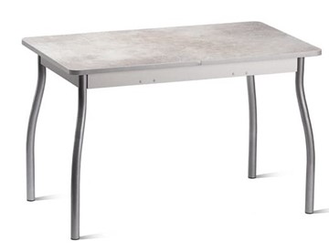 Раздвижной стол Орион.4 1200, Пластик Белый шунгит/Металлик в Симферополе