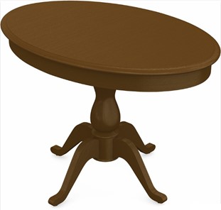Кухонный стол раздвижной Фабрицио-1 исп. Эллипс, Тон 2 Покраска + патина с прорисовкой (на столешнице) в Симферополе