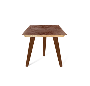 Керамический кухонный стол SHT-TU16 (3 шт.)/ТT8 60/60 (темный орех/прозрачный лак/коричневая сепия) в Симферополе