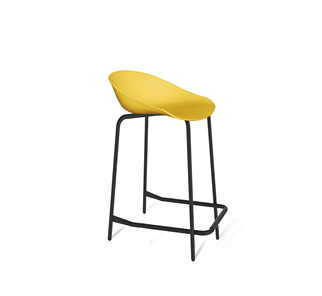 Барный стул SHT-ST19/S29-1 (желтый/черный муар) в Симферополе