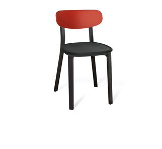 Обеденный стул SHT-ST85-2/SB85-2/S85 (красный/черный/черный) в Симферополе