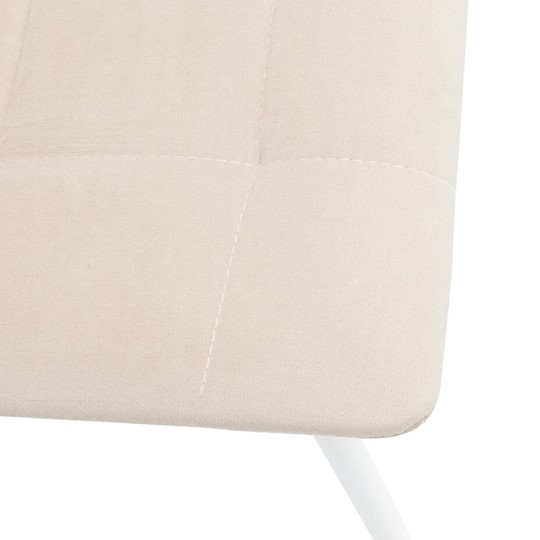 Обеденный стул Leset Скай (Металл белый/велюр песок) в Симферополе - изображение 4