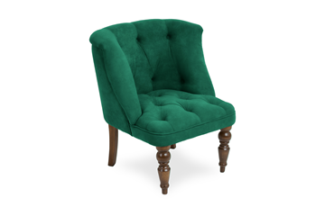 Мягкое кресло Бриджит зеленый ножки коричневые в Симферополе