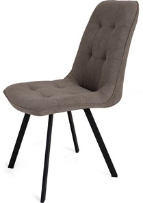 Кухонный стул Бакарди, ноги черные прямоугольные 1-Q3015/велюр T173 Капучино в Симферополе