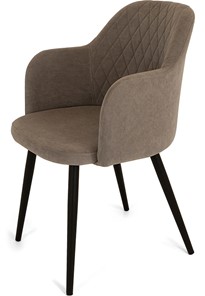 Обеденный стул Эспрессо-1, ноги черные круглые XL (R32)/велюр T173 Капучино в Симферополе