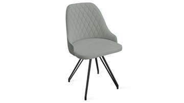 Обеденный стул Гранд К4 (Черный муар/Велюр Confetti Silver) в Симферополе